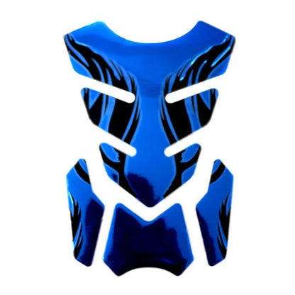 1pc Motocicleta Tankpad Adesivo Fishbone 3D Tank Pad Adesivos Oil Gás Protector Cover Decoração Flame Motocicleta Acessórios