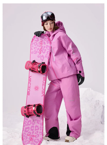 Victor masculino feminino algodão jaqueta de esqui superior impermeável e durável quente snowboard esqui placa dupla única ao ar livre 2025