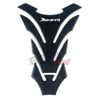 Para bajaj dominar dominar400 dominar200 acessórios da motocicleta de fibra carbono 3d óleo combustível gás tanque almofada decalque protetor adesivo