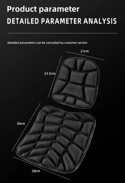 Almofada de assento da motocicleta 3d conforto gel almofada assento respirável universal absorção de choque capa de assento para montanha avançada