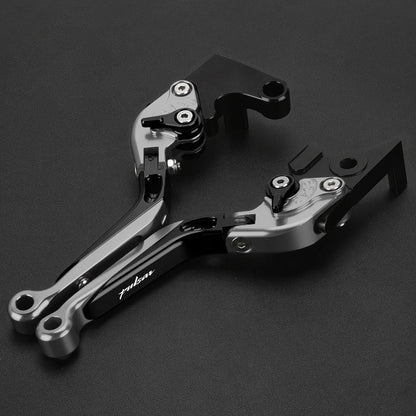 Acessórios para motocicletas, alavancas de freio e embreagem dobráveis e extensíveis ajustáveis, alça para bajaj pulsar 200 ns/as/rs/dominar 400 200ns