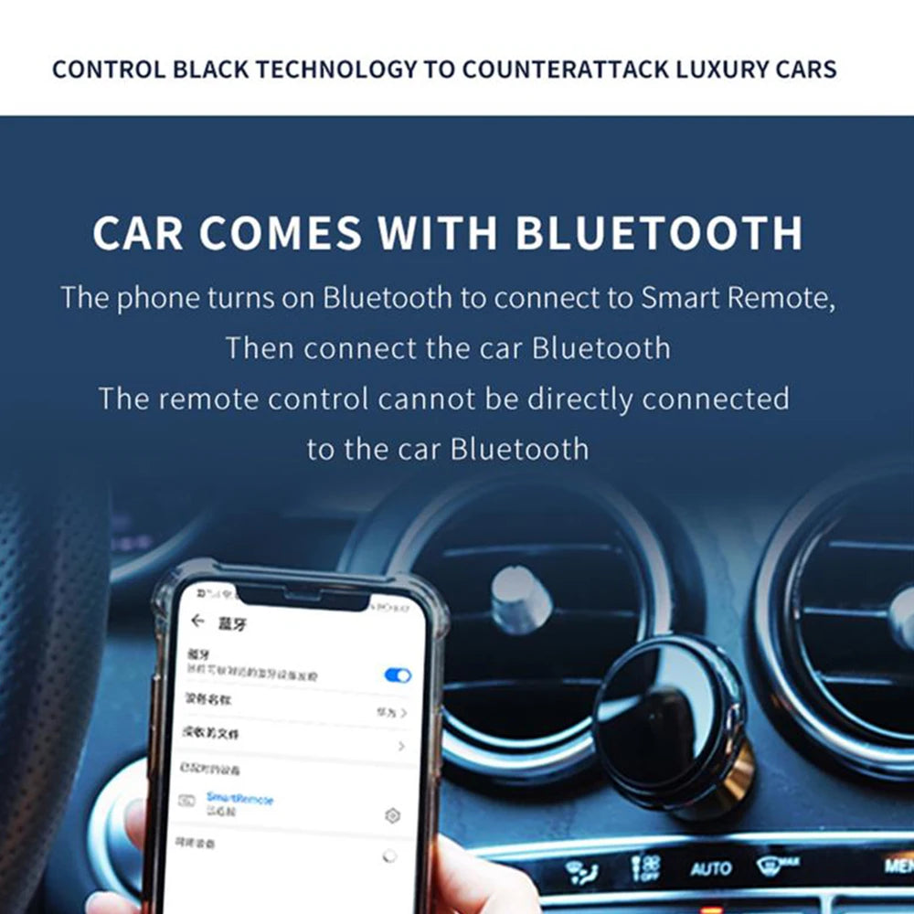 Wireless Media Bluetooth-compatible Button Remote Controller Car Motorcycle Steering Wheel MP3 Music Play For IOS Android Tablet