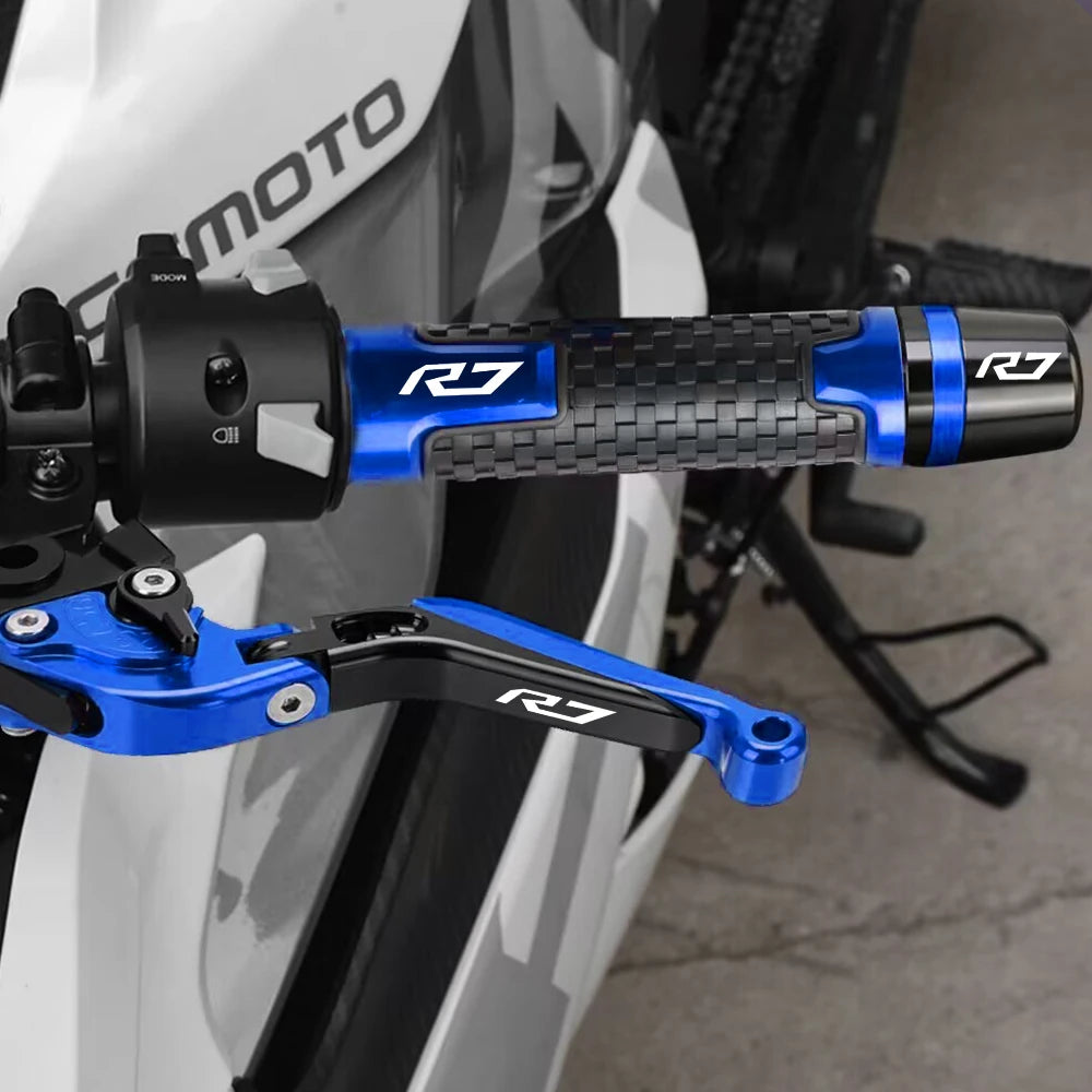 Para yamaha yzfr7 yzf r7 YZF-R7 yzfr7 2023 2022 acessórios da motocicleta extensível ajustável alavancas de freio embreagem guiador apertos