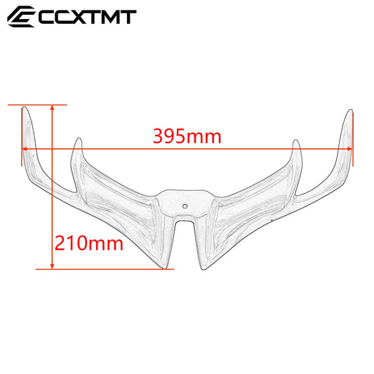 Spoiler de carenagem frontal para motocicletas, spoiler de ponta de asa para suzuki gixxer sf 250 150 155 rs 200 para yamaha yzf r15 v3.0 2017-2020