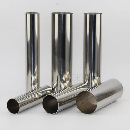 Car Exhaust Pipe Silenciador Conexão, espessura da parede, 304 Stainless Steel Pipe Diâmetro Exterior, 32mm, 38mm, 51mm, 63mm, 76mm, 89mm