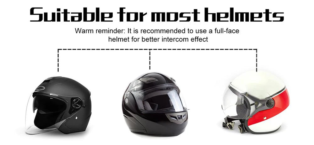 EJEAS V6 PRO +/PLUS Capacete de motocicleta Bluetooth Walkie Talkie 6 Rider Distância 800 metros à prova d'água IP67