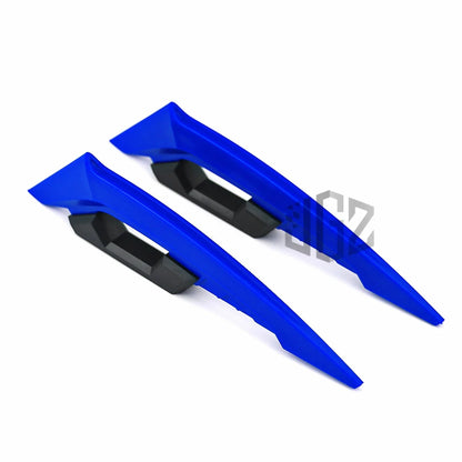 Spoiler lateral dianteiro para motocicleta, conjunto de asas aerodinâmicas para vespa yamaha, acessórios universais para moto