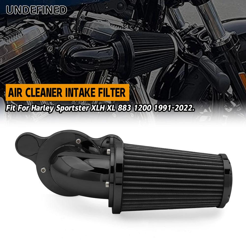 Sistema de Filtro de Ar para Motocicletas Harley Sportster XLH XL 883 1200 Iron Forty-Eight Seventy-Two 1991-2022
