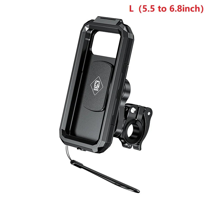 Waterproof Phone Case para bicicleta e motocicleta, celular Mount Bag, moto, scooter, suporte do telefone, guidão, espelho retrovisor, 3 a 8"