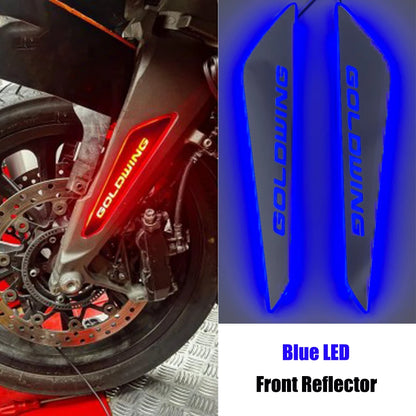 Goldwing 1800 goldwing1800 novos acessórios refletor dianteiro da motocicleta luzes led caixa lateral traseira refletor para honda gl1800 2018-