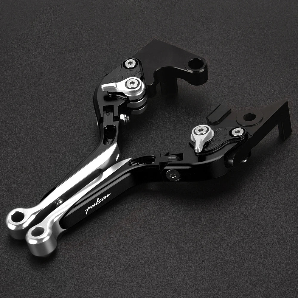 Acessórios para motocicletas, alavancas de freio e embreagem dobráveis e extensíveis ajustáveis, alça para bajaj pulsar 200 ns/as/rs/dominar 400 200ns
