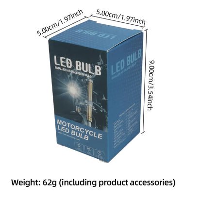 H4 led lâmpadas de farol da motocicleta hi lo feixe moto luzes para yamaha kawasaki suzuki h4 lâmpada led com canbus farol da motocicleta