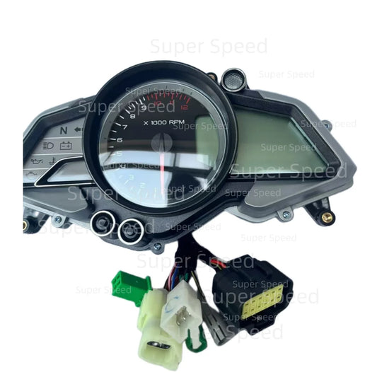 Medidor digital led velocímetro medidor odômetro da motocicleta para bajaj pulsar 200 rs dt402408