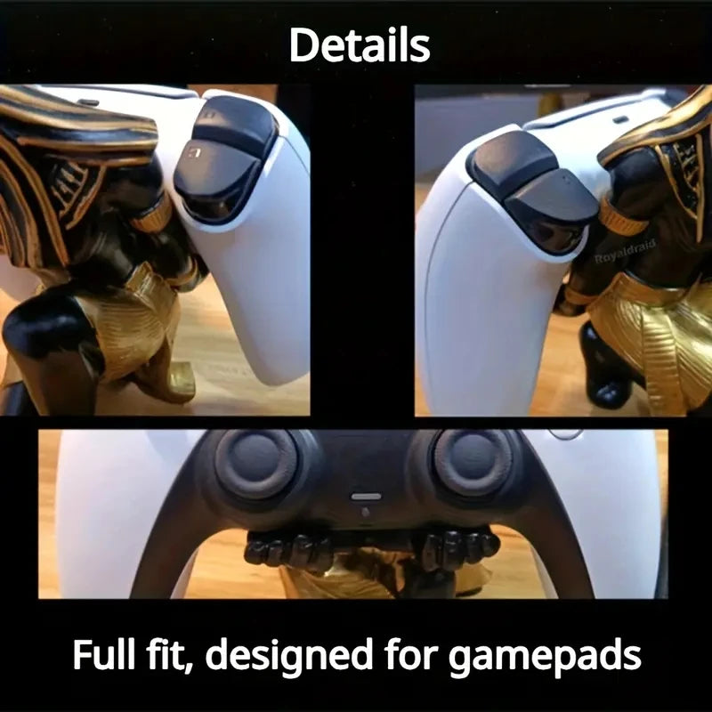 Novo Suporte de Telefone com Base em Formato de Cachorro para Jogos Switch OLED, Suporte Universal para Controles de PS4/PS5/Xbox