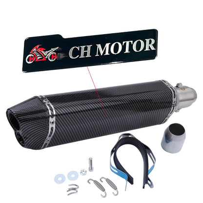 Escorregar em 38-51mm universal escape da motocicleta para motos de alta qualidade para atv bicicleta de rua peças de reposição da motocicleta