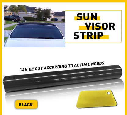Película de proteção solar universal para vidros de automóveis, fita para para-sol, película para para-brisas dianteiro, adesivo para para-brisas, decalque para para-brisas, com ferramenta de instalação.
