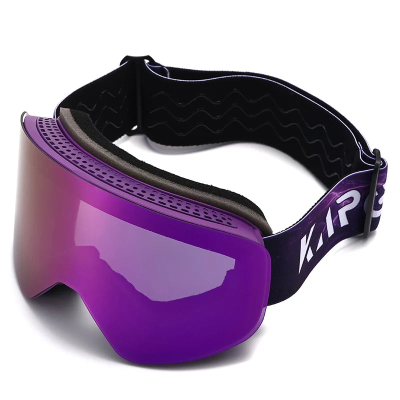 Óculos de Esqui Magnéticos Karos, Dupla Camada, Antiembaçantes, Proteção UV400, Óculos para Homens e Mulheres, Snowboard, Snowmobile, Óculos para Esportes de Inverno