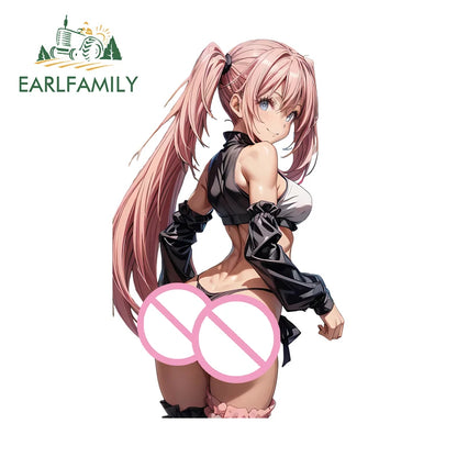 EARLFAMILY-Waifu Sexy Shikimori Decal, Vinil Car Adesivos, Laptop Motocicleta impermeável, Auto Styling Decoração, 13cm x 7.7cm