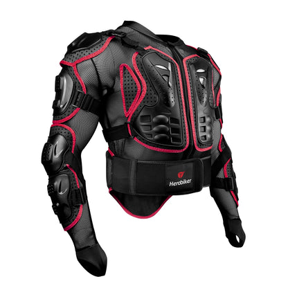 Herobiker jaqueta de motocross para homens, armadura corporal, equitação proteção, Bike Riding, S-5XL