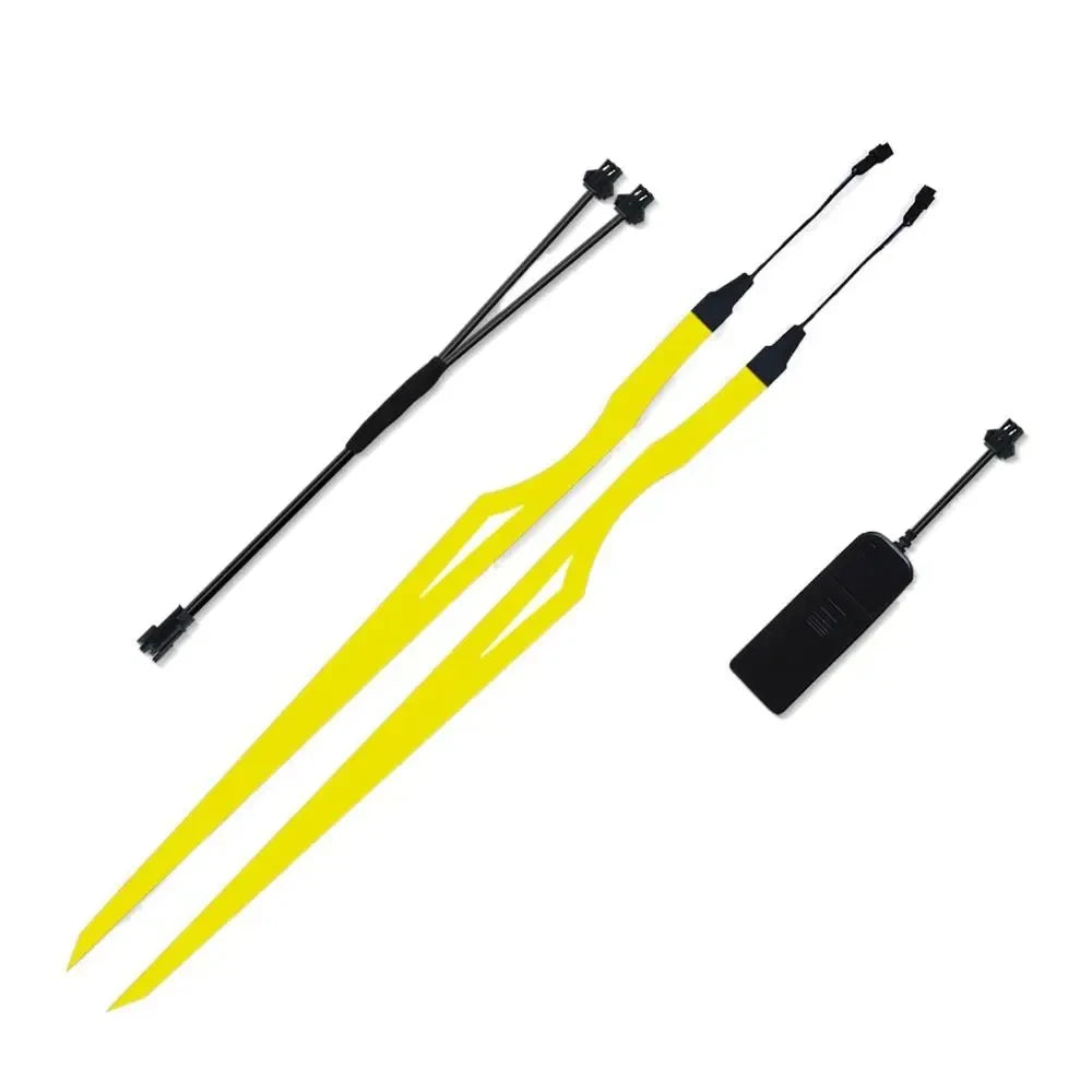 Motorcycle Helmet Luminous Sticker Cold Light Mod Kit Motor Helmet Led Light Flashing Riding Signal EL Strip Decor Accessories