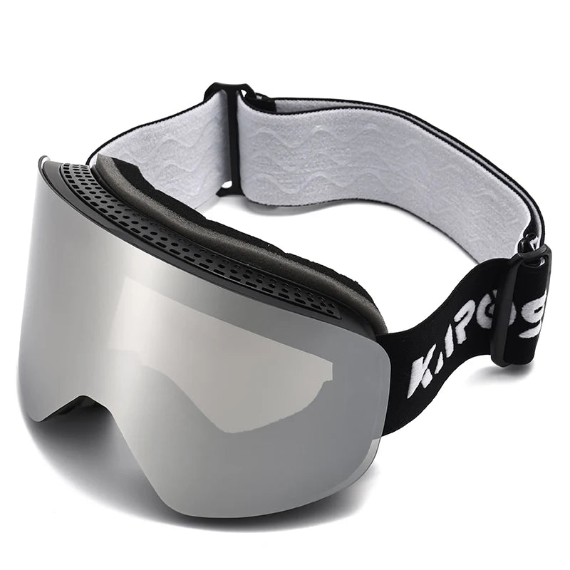 Óculos de Esqui Magnéticos Karos, Dupla Camada, Antiembaçantes, Proteção UV400, Óculos para Homens e Mulheres, Snowboard, Snowmobile, Óculos para Esportes de Inverno