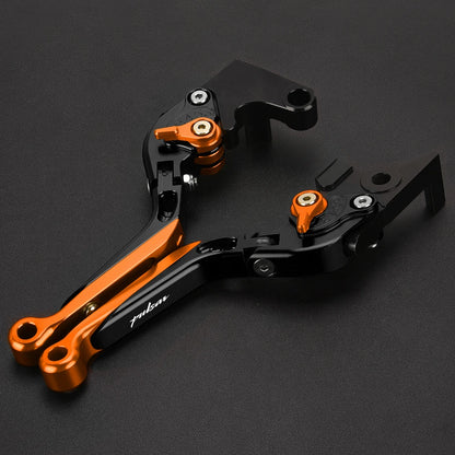 Acessórios para motocicletas, alavancas de freio e embreagem dobráveis e extensíveis ajustáveis, alça para bajaj pulsar 200 ns/as/rs/dominar 400 200ns