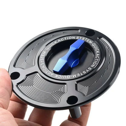 Tampa do tanque de combustível de abertura rápida sem chave em liga de alumínio para motocicletas, acessórios para MT-01 MT-03 MT07 MT-09 MT-10 MT-125 MT-15