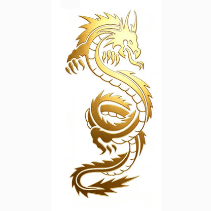 Adesivo para Carro com Animais Míticos, Dragão, Decoração Criativa para Porta-Malas, Vinil Impermeável com Proteção Solar, 8CM*18CM