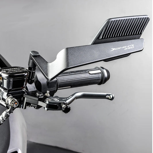 Espelho retrovisor ajustável furtivo para motocicleta, espelhos de asa fixa para bajaj dominar 250 400 pulsar dominar400 2017-2024