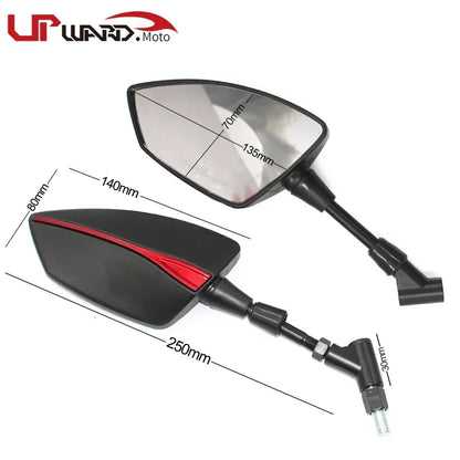 Ofertas imperdíveis para o Bajaj Dominar 400: espelho retrovisor para motocicleta, espelhos laterais em alumínio CNC.