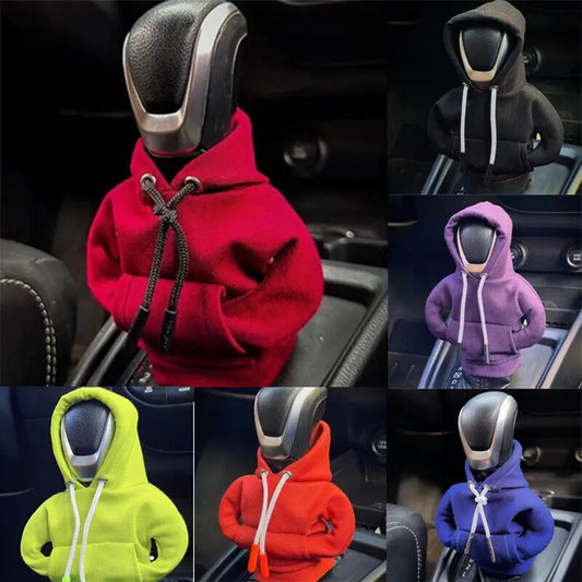 Capa de Alavanca de Câmbio Estilo Moletom, Decoração para Manopla de Câmbio, Compatível com Câmbio Manual e Automático, Universal para Carros, Decoração Interior