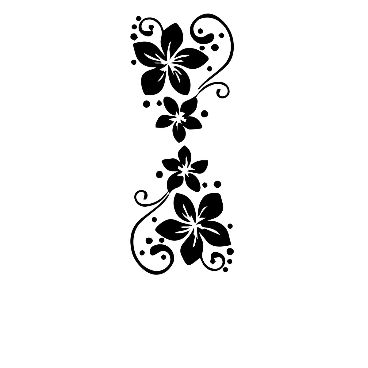 Adesivo de vinil criativo para carro, adesivo de flor divertido, adesivos e decalques para janela, decalque para decoração de carro