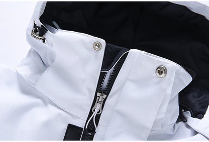 Roupa de neve masculina e feminina, roupas para snowboard, roupas de inverno, esqui, conjuntos de jaqueta e calça de neve, roupas de snowboard, feminino