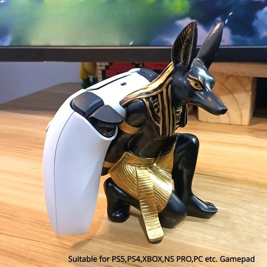Novo Suporte de Telefone com Base em Formato de Cachorro para Jogos Switch OLED, Suporte Universal para Controles de PS4/PS5/Xbox