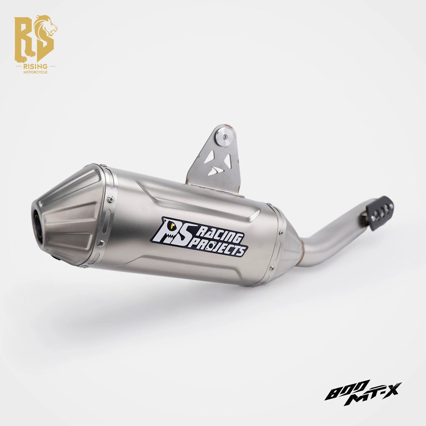 Para CFMOTO 800MTX 800MT-X 2026: Sistema Completo de Escape para Motocicleta com Silenciador, Tubo Intermediário e Ponteira Modificada Slip-On com DB Killer