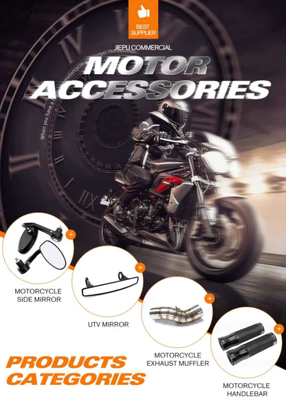 Espelhos Laterais Personalizados em Alumínio CNC para Kawasaki Z750 Ninja250 Honda R1 R6 FZ6 Acessórios para Motocicletas Suzuki Yamaha