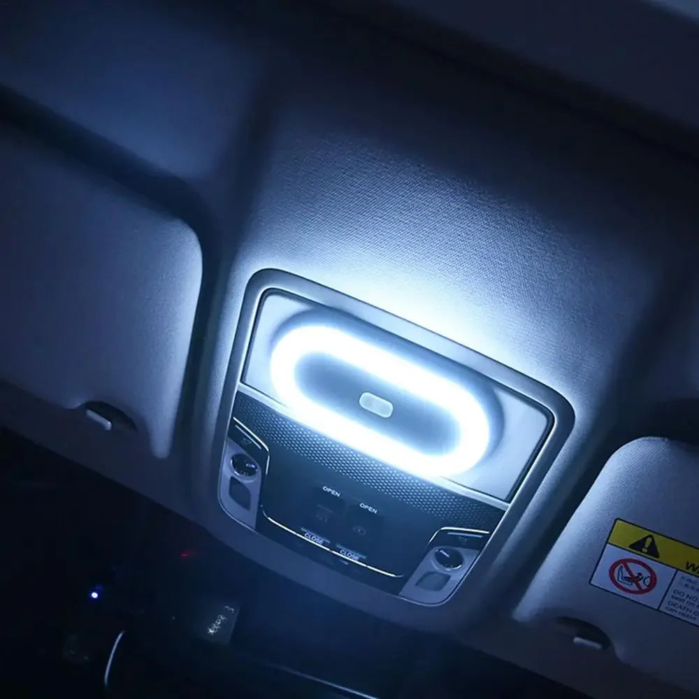 Car LED reading light, car interior light, ceiling light, internal lighting light, USB charging, car portable light accessories
