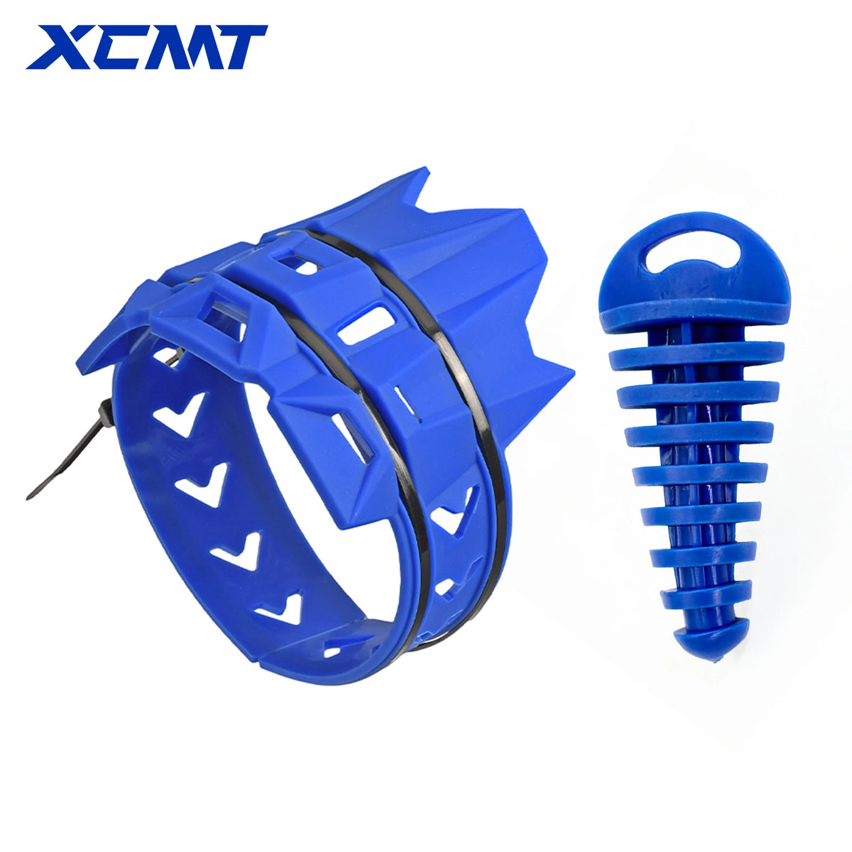 Protetor de Escapamento para Motocicleta, Conjunto de Plugues para Tubo de Escape para KTM Yamaha Husqvarna Dirt Pit Bike, Acessórios MOTO