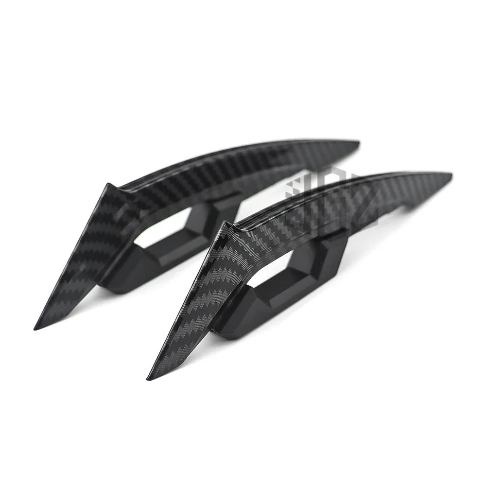 Spoiler lateral dianteiro para motocicleta, conjunto de asas aerodinâmicas para vespa yamaha, acessórios universais para moto