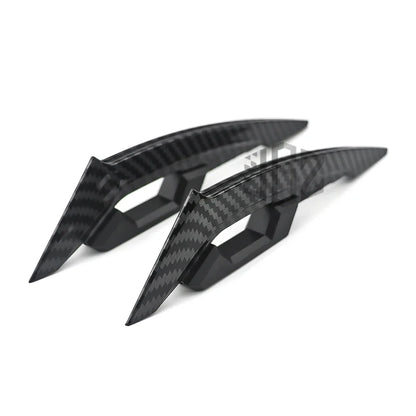 Spoiler lateral dianteiro para motocicleta, conjunto de asas aerodinâmicas para vespa yamaha, acessórios universais para moto