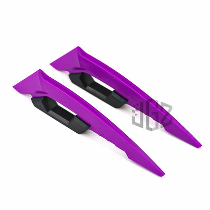 Spoiler lateral dianteiro para motocicleta, conjunto de asas aerodinâmicas para vespa yamaha, acessórios universais para moto