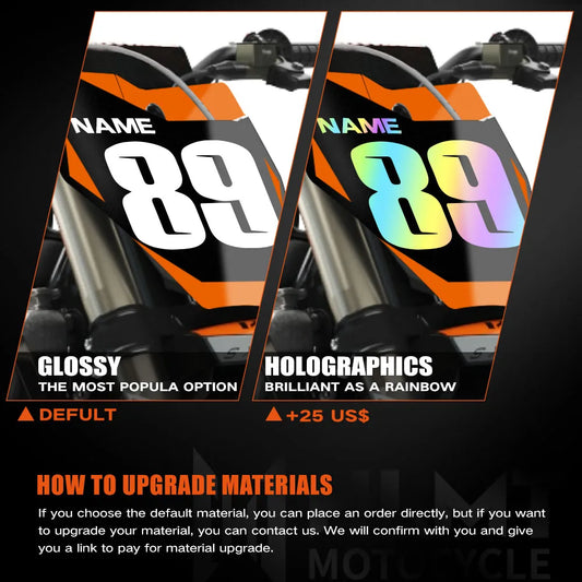 Kits de adesivos gráficos para motocicletas, decoração personalizada com número e nome para BETA RR 50 2011 2012 2013 2014 2015-2020