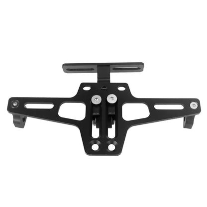 Suporte para placa de matrícula traseira de motocicleta, feito de liga de alumínio, acessório universal para motocicletas, peças para modificação de motocicletas.