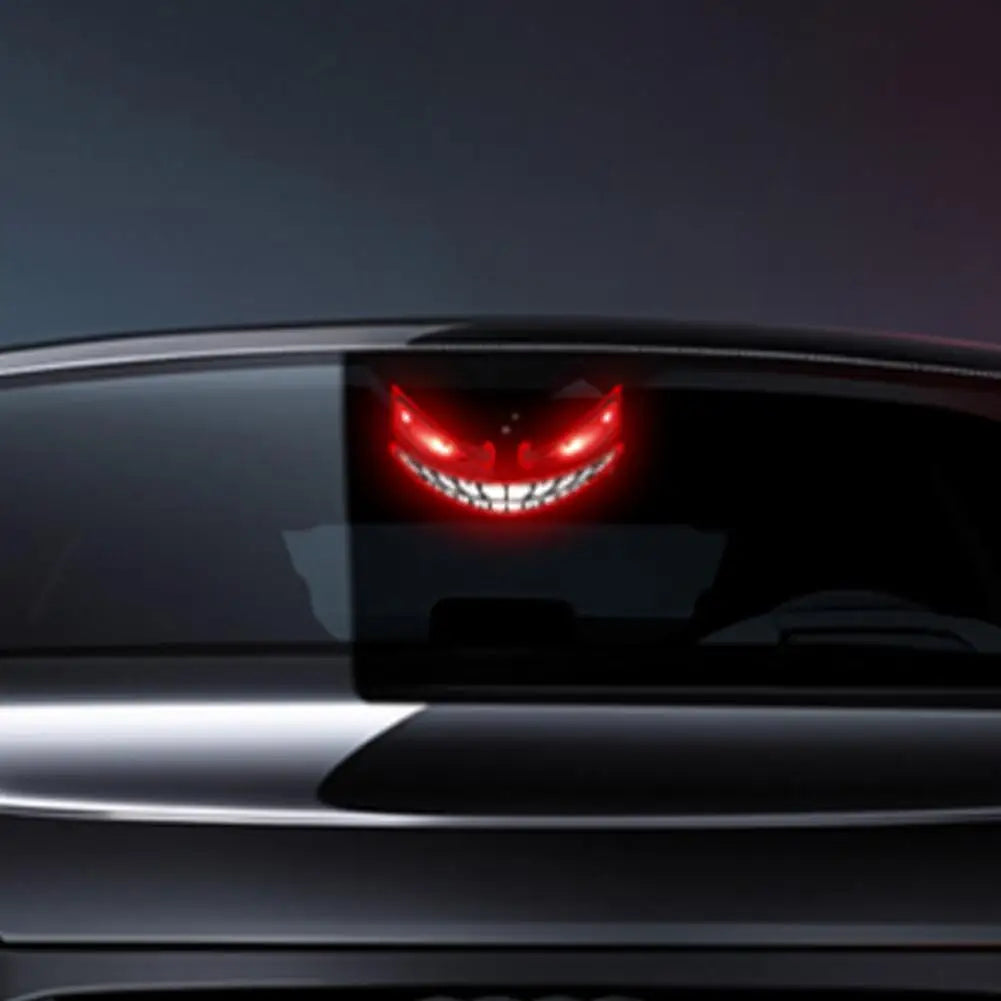 Luz de Advertência LED para Carro, Luz Solar de Olho de Demônio, Luz de Advertência Dinâmica com Efeito de Flash, Luzes de Sinalização de Segurança Universal para Veículos