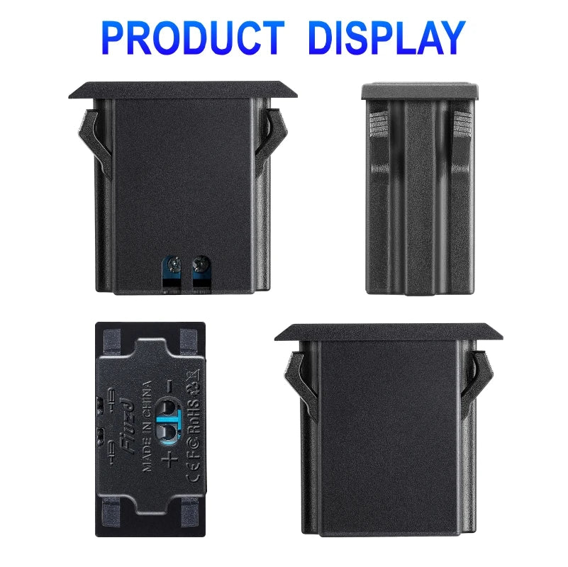 Adaptador de carga rápida rápida 3 portas usb carregador de telefone no adaptador de carregador de carro para 12v/24v caminhão motocicleta rv barco marinho