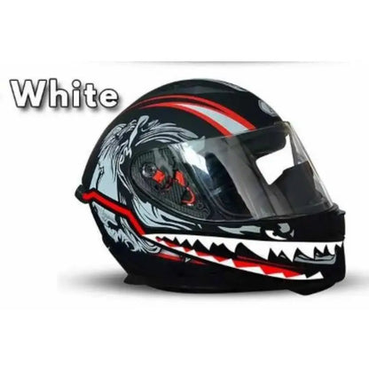 1 Peça Fita de Luz LED para Capacete Estilo Tubarão, Luz Noturna LED para Capacete de Moto, Adesivo Luminoso Modificado