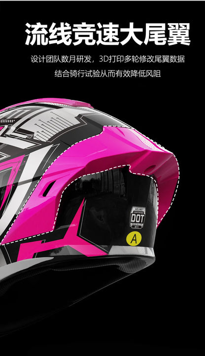 Capacete de motocicleta com certificação 3C&DOT, masculino e feminino, modular, quente para o inverno, quatro estações, capacete de segurança para scooter elétrica