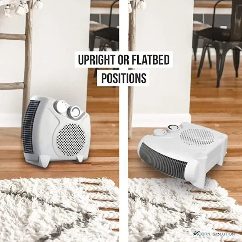 Aquecedor elétrico portátil, controle automático de temperatura, mini ventilador de mesa, aquecimento rápido, aquecedor de ar elétrico
