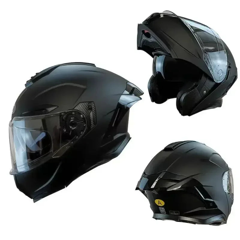 Flip up capacete da motocicleta rosto cheio lente dupla fora de estrada capacete de corrida dos homens cascos para moto capacete de moto dot aprovado