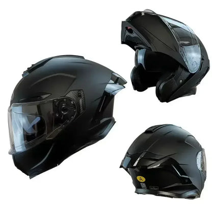 Flip up capacete da motocicleta rosto cheio lente dupla fora de estrada capacete de corrida dos homens cascos para moto capacete de moto dot aprovado